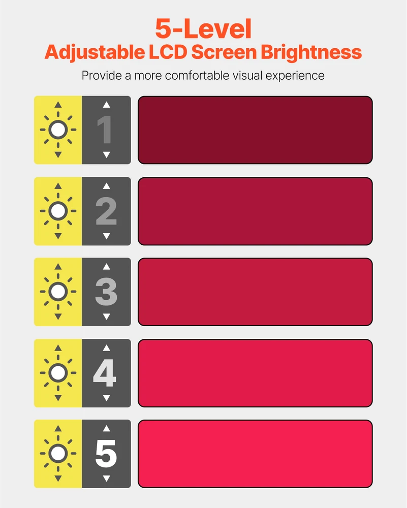 VEVOR Nešiojamas skaitmeninis vaizdo didintuvas 2-48X