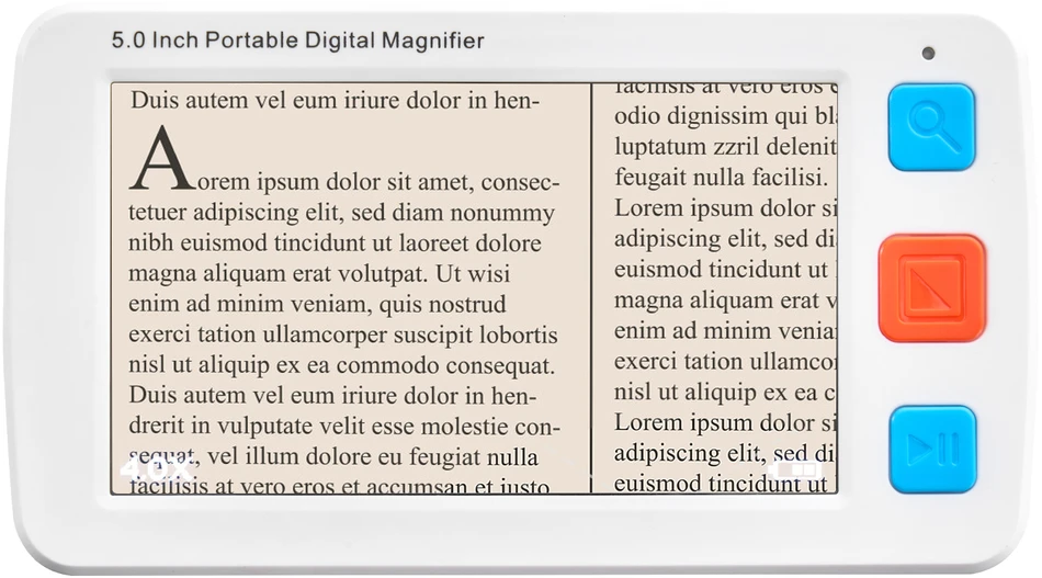 VEVOR Nešiojama skaitmeninė didinimo priemonė 127 mm
