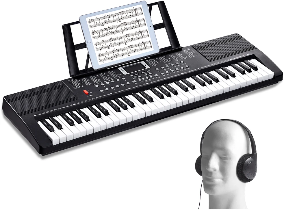 VEVOR 61 klavišų nešiojamas skaitmeninis pianinas