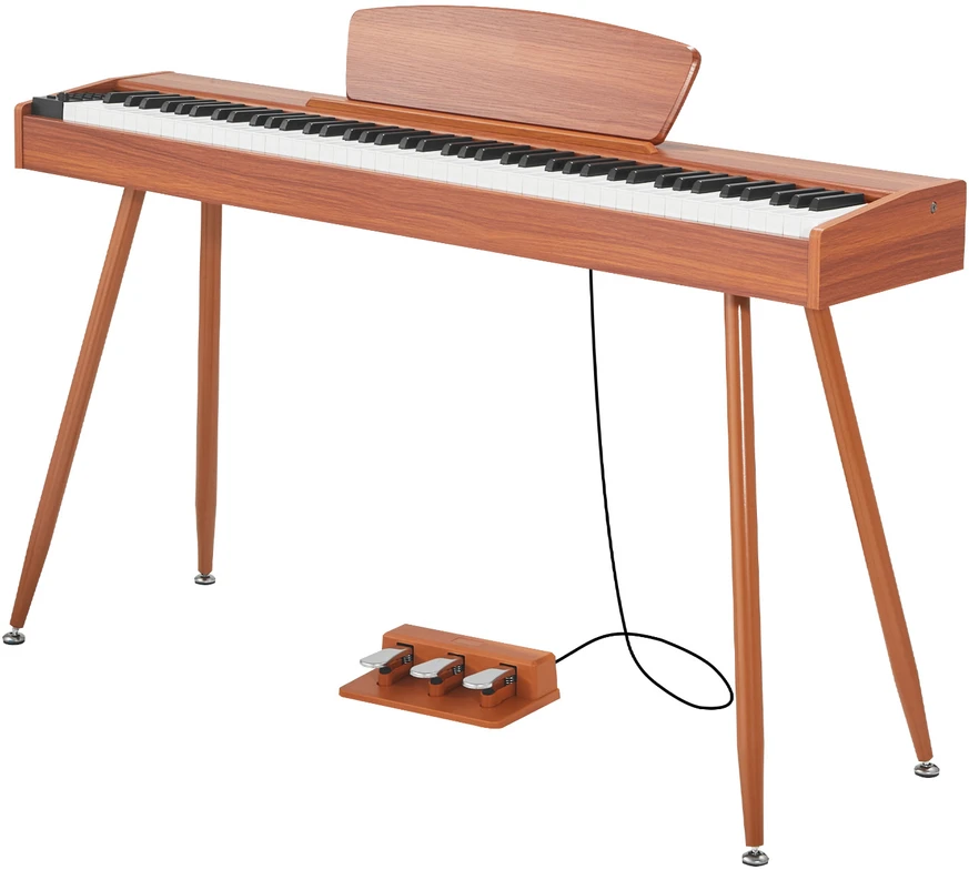 VEVOR Elektrinis pianinas 88 klavišų, medinis korpusas