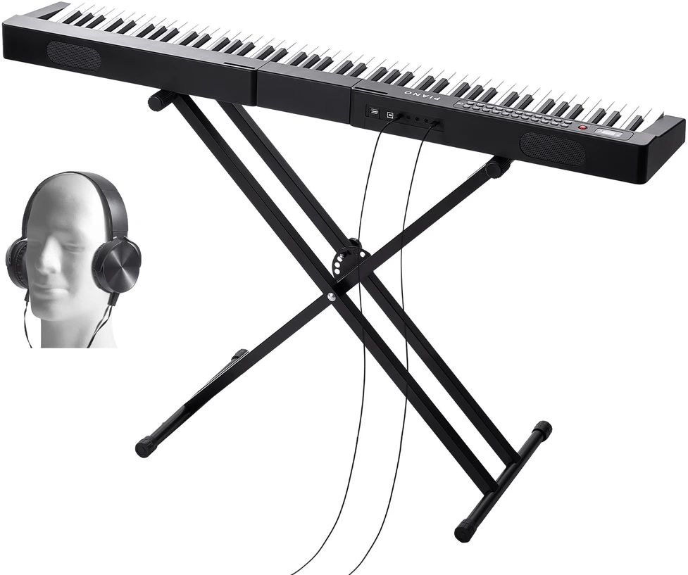 VEVOR 88 klavišų skaitmeninis pianinas su stovu