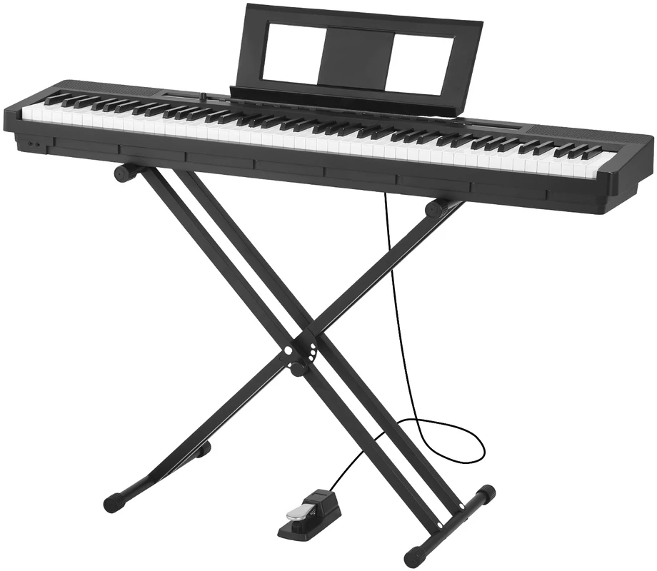 VEVOR Skaitmeninis pianinas su svertinėmis klavišais, 88 klavišai