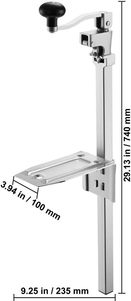 VEVOR Komercinis konservų atidarytuvas iki 40 cm