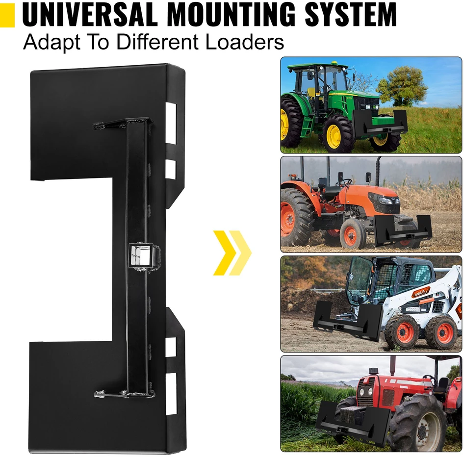 VEVOR universali kaušinio krautuvo plokštė 0,64 cm storio