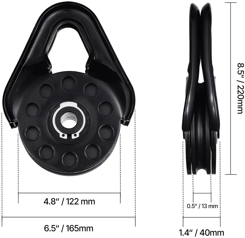 VEVOR 14,5 tonos gelbėjimo skriemulys ATV UTV