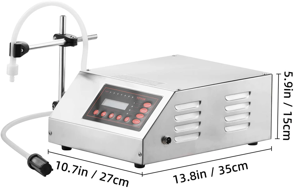 VEVOR Skysčio pildymo mašina GFK-160 2-3500 ml