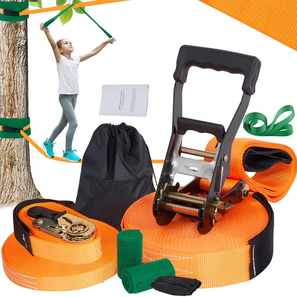 VEVOR Slackline rinkinys su treniruočių virve