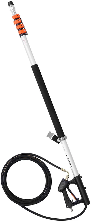 VEVOR Aukšto slėgio plovimo teleskopinė lazda 6.4 m