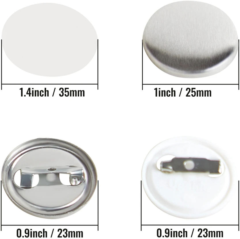 VEVOR 25 mm ženklo dalių komplektas 500 vienetų