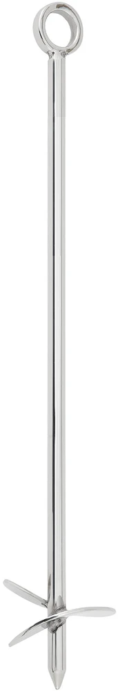VEVOR Smėlio inkaras plaukimui – 90 cm nerūdijančio plieno spiralė, su nuimamu rankenos kotu ir elastinga fiksavimo guma (skirta iki 7kg / 2 200 kg apkrovai)