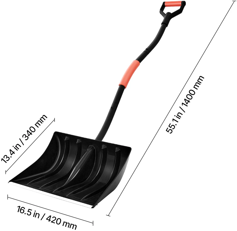 VEVOR Sniego kastuvas takui, 42 cm pločio