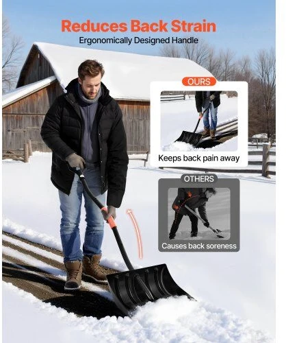 VEVOR Sniego kastuvas takui, 42 cm pločio