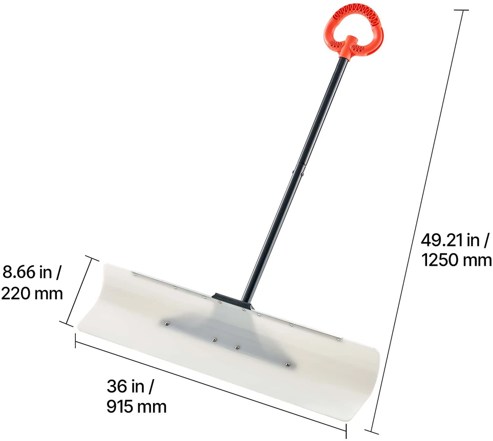 VEVOR Plastikinis sniego stūmiklis 91 cm