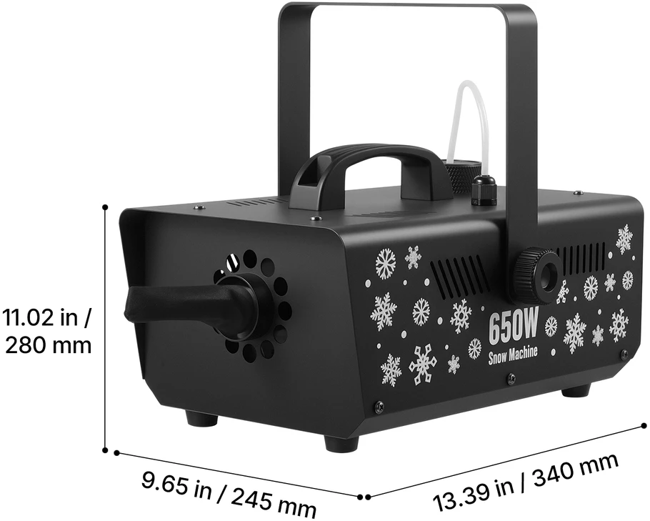 VEVOR Dirbtinio sniego mašina 650W