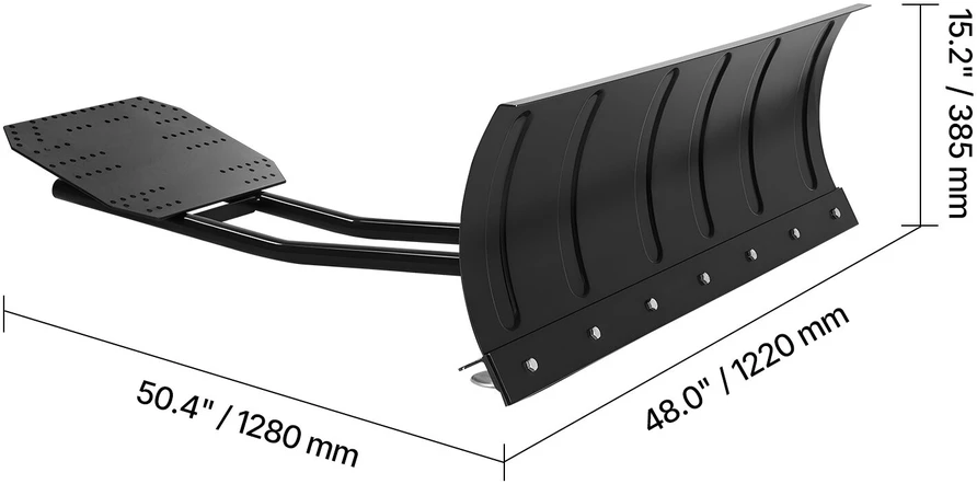 VEVOR universali 122 cm sniego valymo priedas