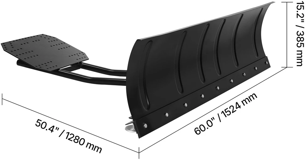 VEVOR 1524 mm universalus sniego valymo priedas ATV