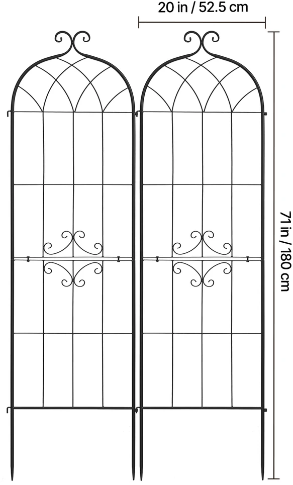 VEVOR Sodo atrama rožėms 180 x 52.5 cm