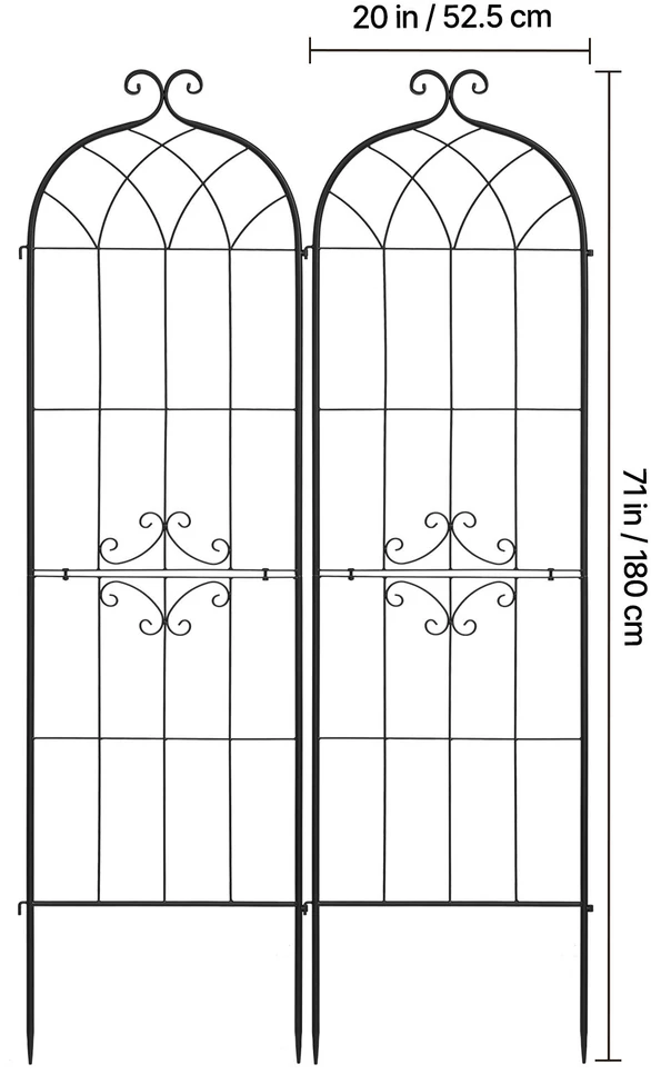 VEVOR Sodo atrama rožėms 180 x 52.5 cm