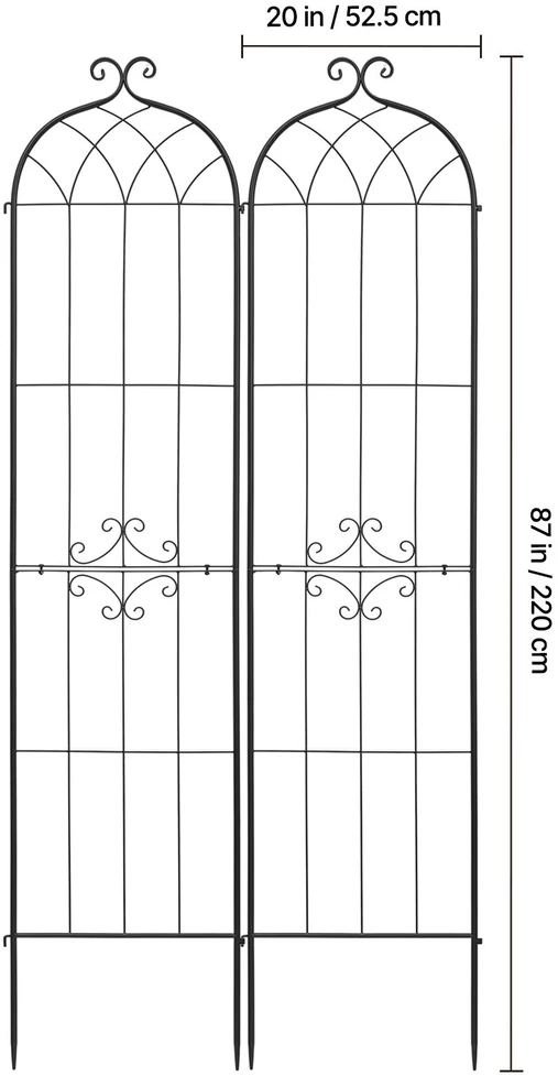 VEVOR Sodo 52.5 x 220 cm rožių treliažas