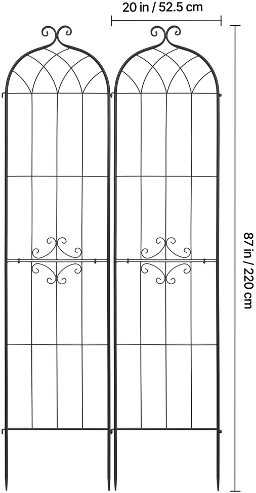 VEVOR Sodo 52.5 x 220 cm rožių treliažas