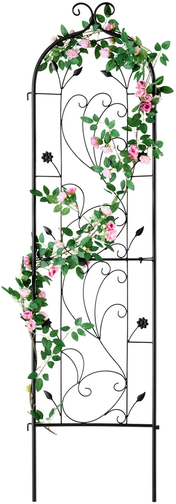 VEVOR Metalinis sodo parametras vijokliniams augalams 152 x 38 cm
