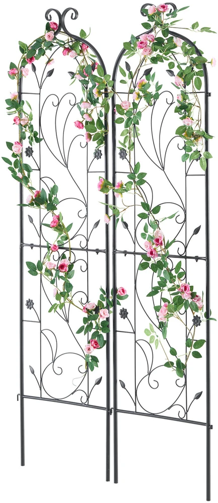 VEVOR Metalinės daržo grotelės augalams palaikyti 60x15 cm