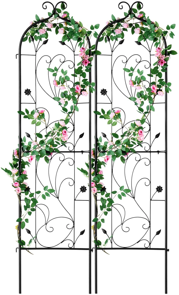 VEVOR Metalinės daržo grotelės augalams palaikyti 60x15 cm