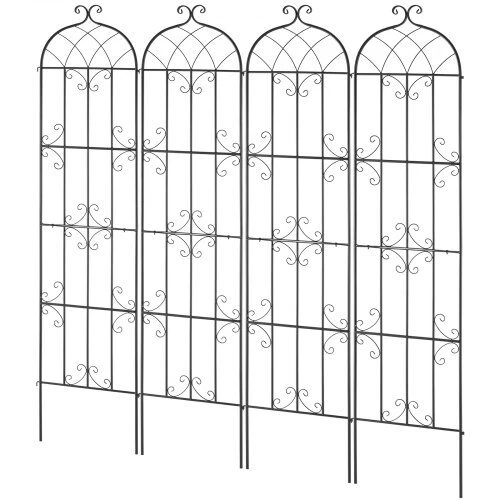 VEVOR Metalinė sodo atrama vijokliniams augalams 220x51 cm