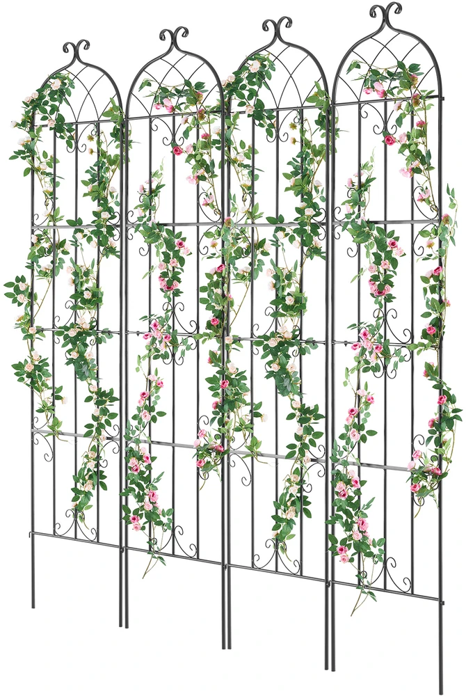 VEVOR Metalinė sodo atrama vijokliniams augalams 220x51 cm