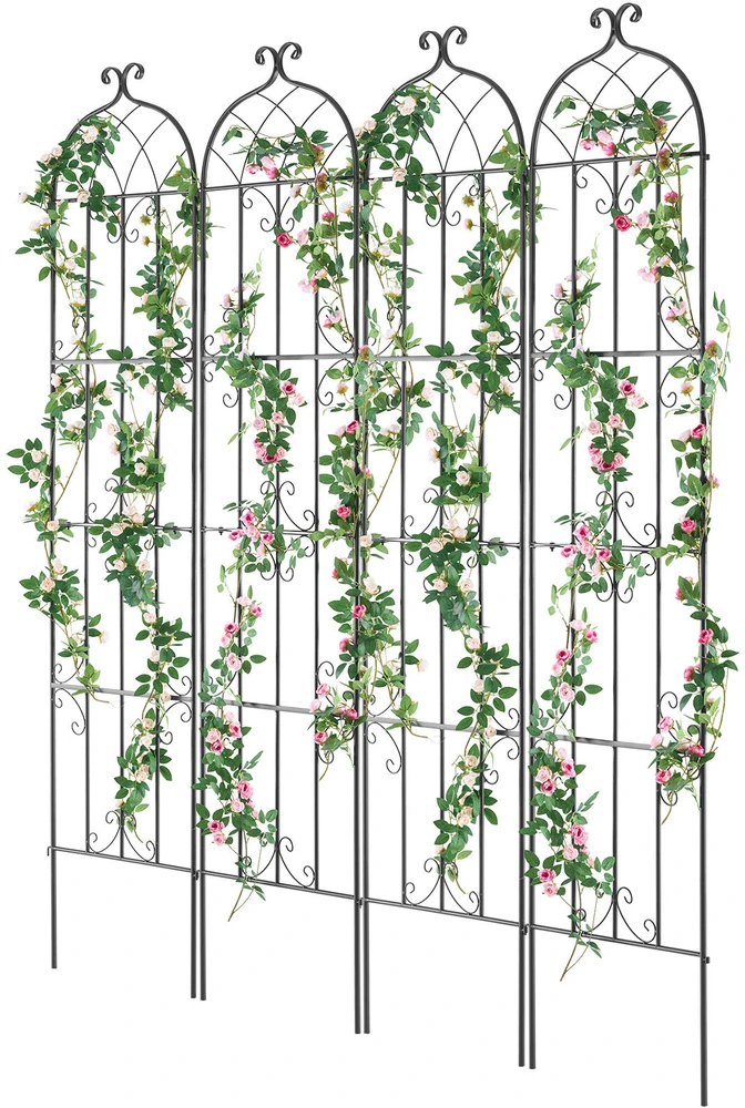 VEVOR Metalinė sodo atrama vijokliniams augalams 220x51 cm