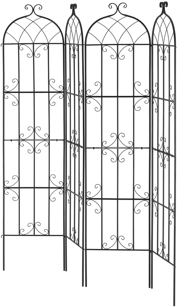 VEVOR Metalinė sodo atrama vijokliniams augalams 220x51 cm
