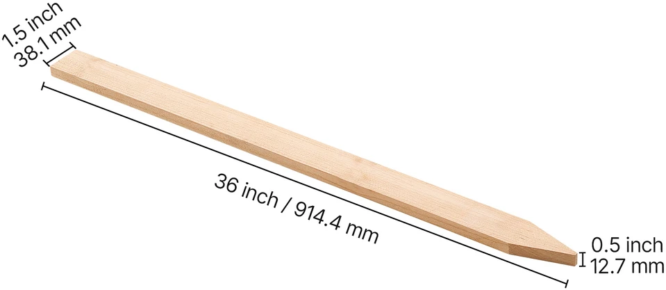 VEVOR Mediniai sodo kuoliukai, 25 vnt
