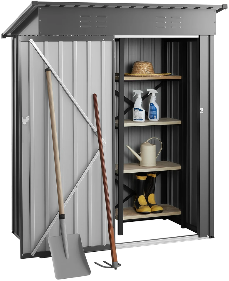 VEVOR Metalinė sodo sandėliavimo patalpa 1533 x 876 x 1815 mm