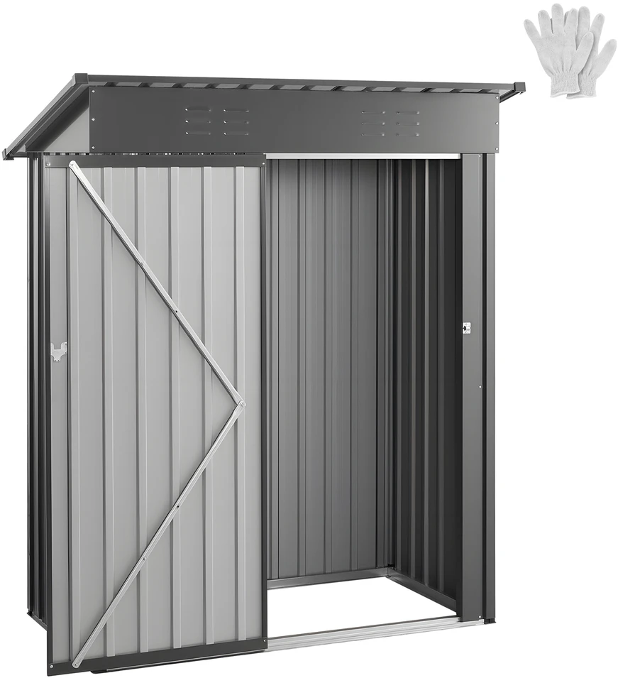 VEVOR Metalinė sodo sandėliavimo patalpa 1533 x 876 x 1815 mm