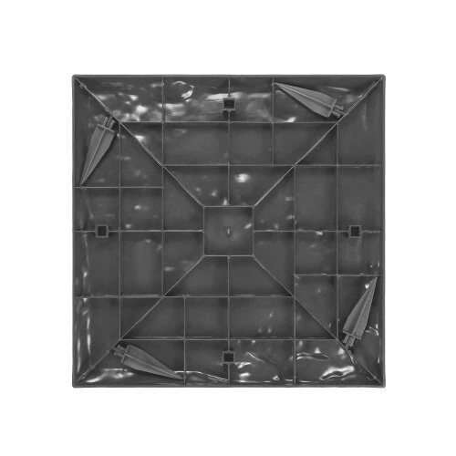 VEVOR Dekoratyvinės sodo plytelės 4vnt 40x40 cm pilkos