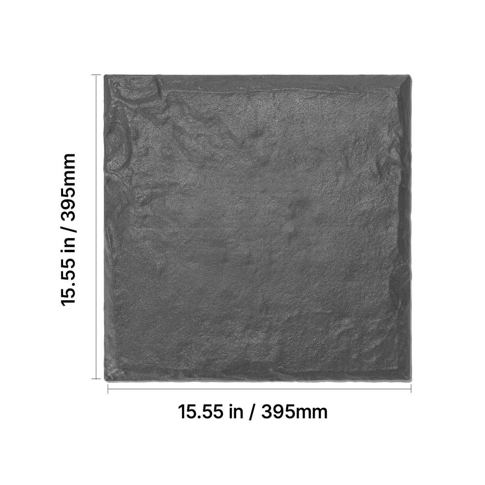 VEVOR Dekoratyvinės sodo plytelės 4vnt 40x40 cm pilkos
