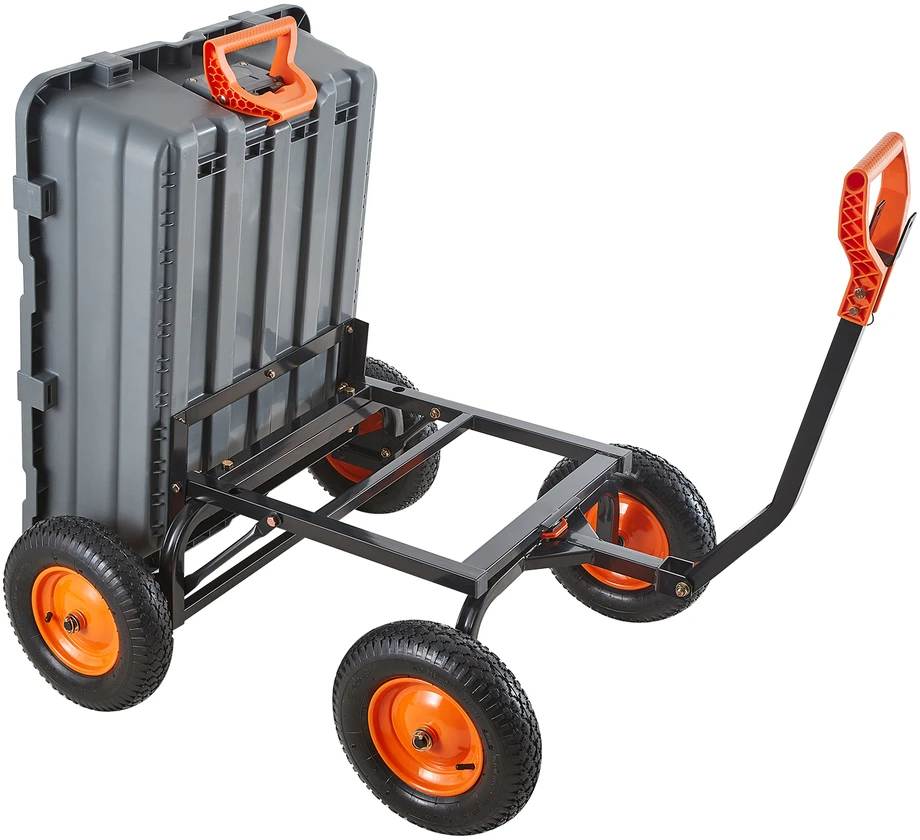VEVOR Sodo vežimėlis su išvertimo mechanizmu