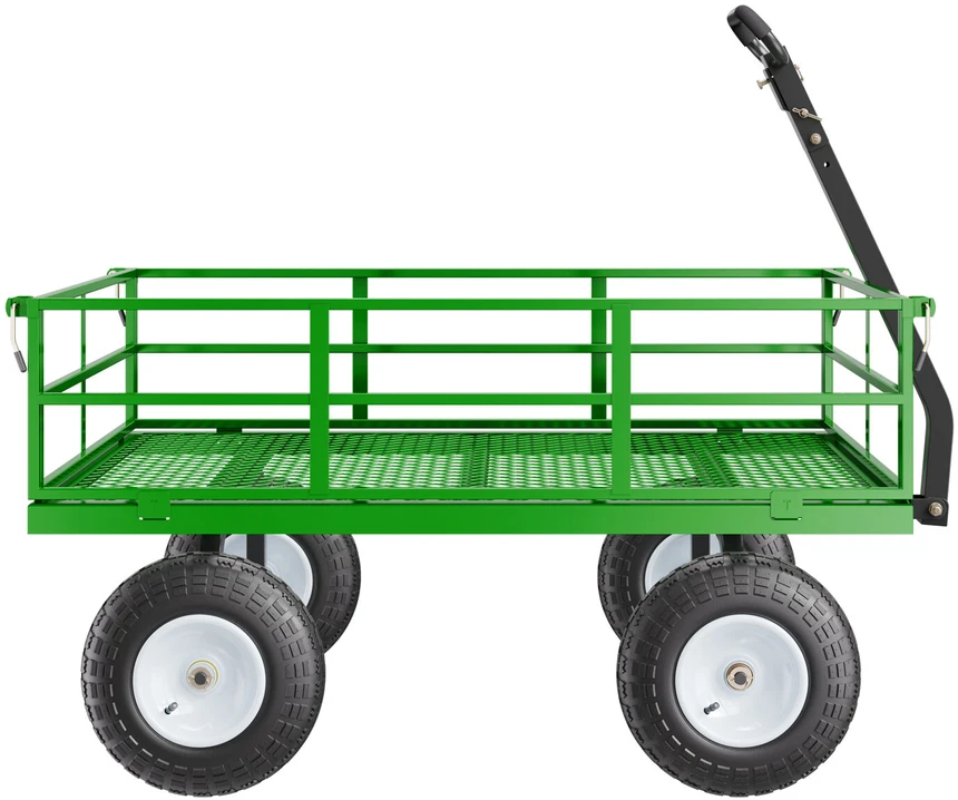 VEVOR Plieninė sodo vežimėlis su 544 kg talpa