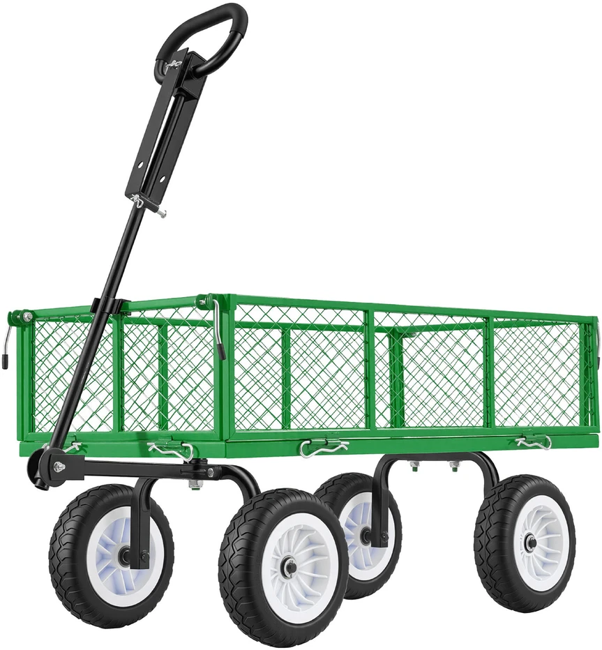 VEVOR Sodo vagonas su nuimamomis pusėmis
