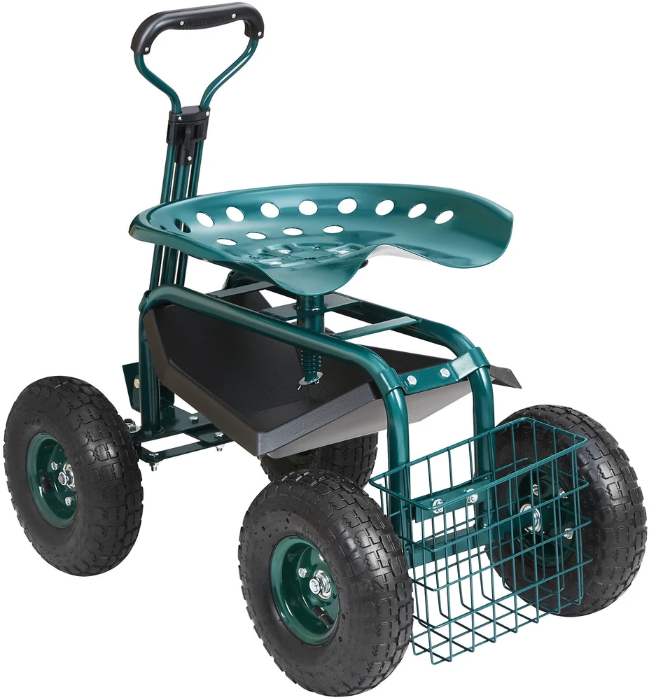 VEVOR Sodo vežimėlis karutis TC4501S-GN 136 kg