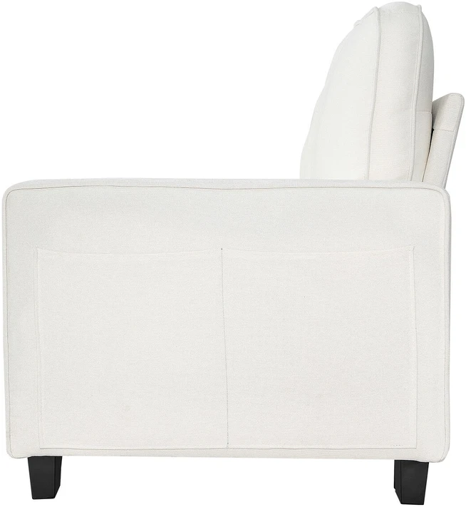 VEVOR Baltas sofa su vieta daiktams apačioje