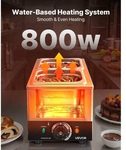 Kavos aparatas Šokolado lydymo aparatas VEVOR CS-2A, 800 W