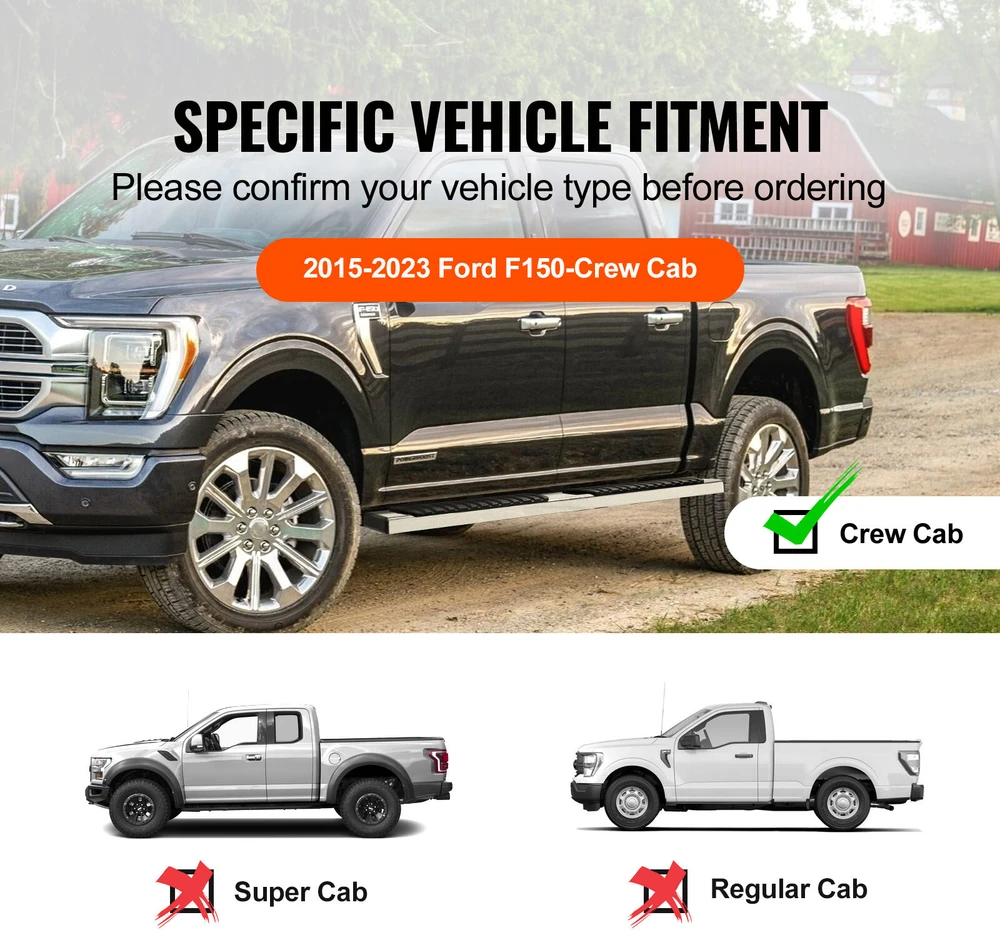 VEVOR Įlipimo platformos Ford F150, F250, F350