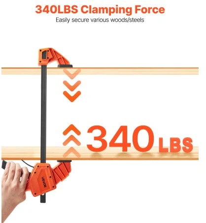 VEVOR Medžio apdirbimo spaustuvai 2 vnt, 30,48 cm 154 kg