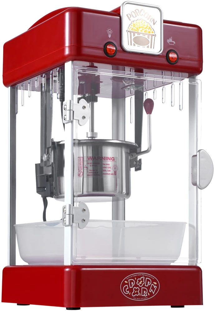 VEVOR Stalinis popcornų gaminimo aparatas 300W