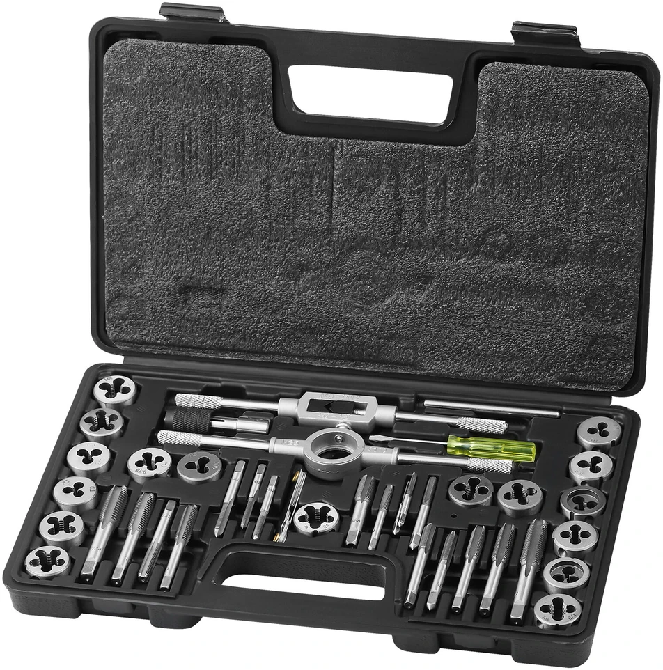 VEVOR 40 dalių sriegimo rinkinys M3-M12