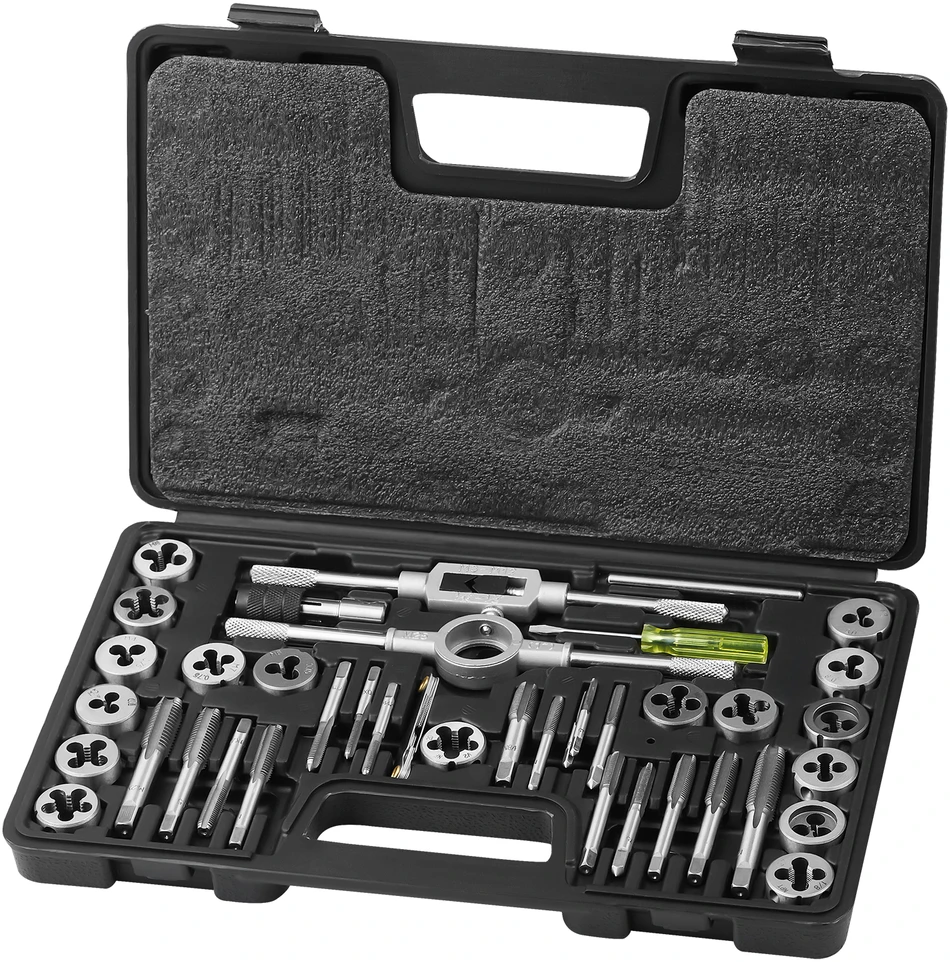 VEVOR 40 dalių sriegimo rinkinys M3-M12