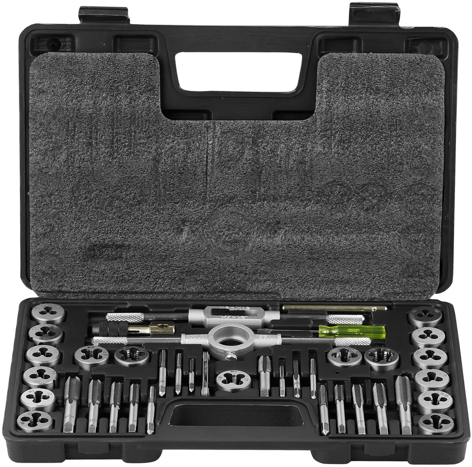 VEVOR 40 dalių sriegimo rinkinys M3-M12
