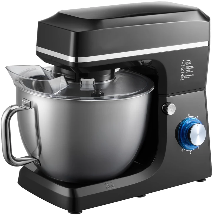 Plakiklis VEVOR Virtuvinis maišytuvas 7.84 L 1400W 6 greičiai