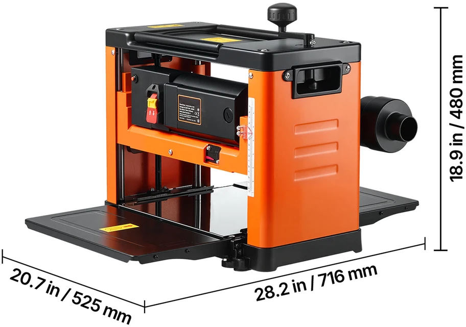 VEVOR Storio obliavimo staklės 330 mm darbinis stalas